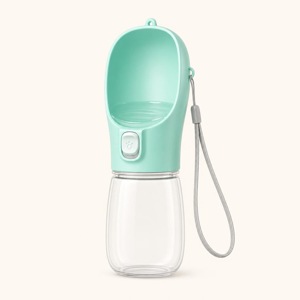La botella Sorbo con sus partes señaladas